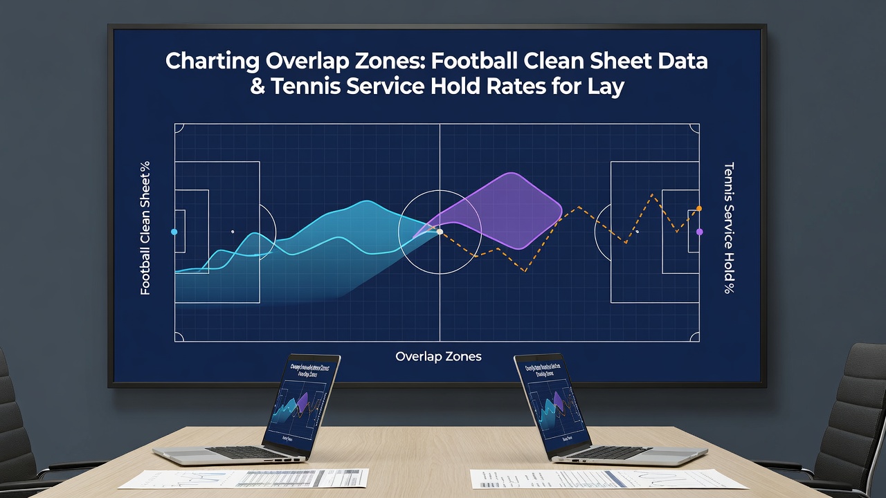 Detailed graph illustrating overlap zones between clean sheet data and service hold percentages used in accumulator construction