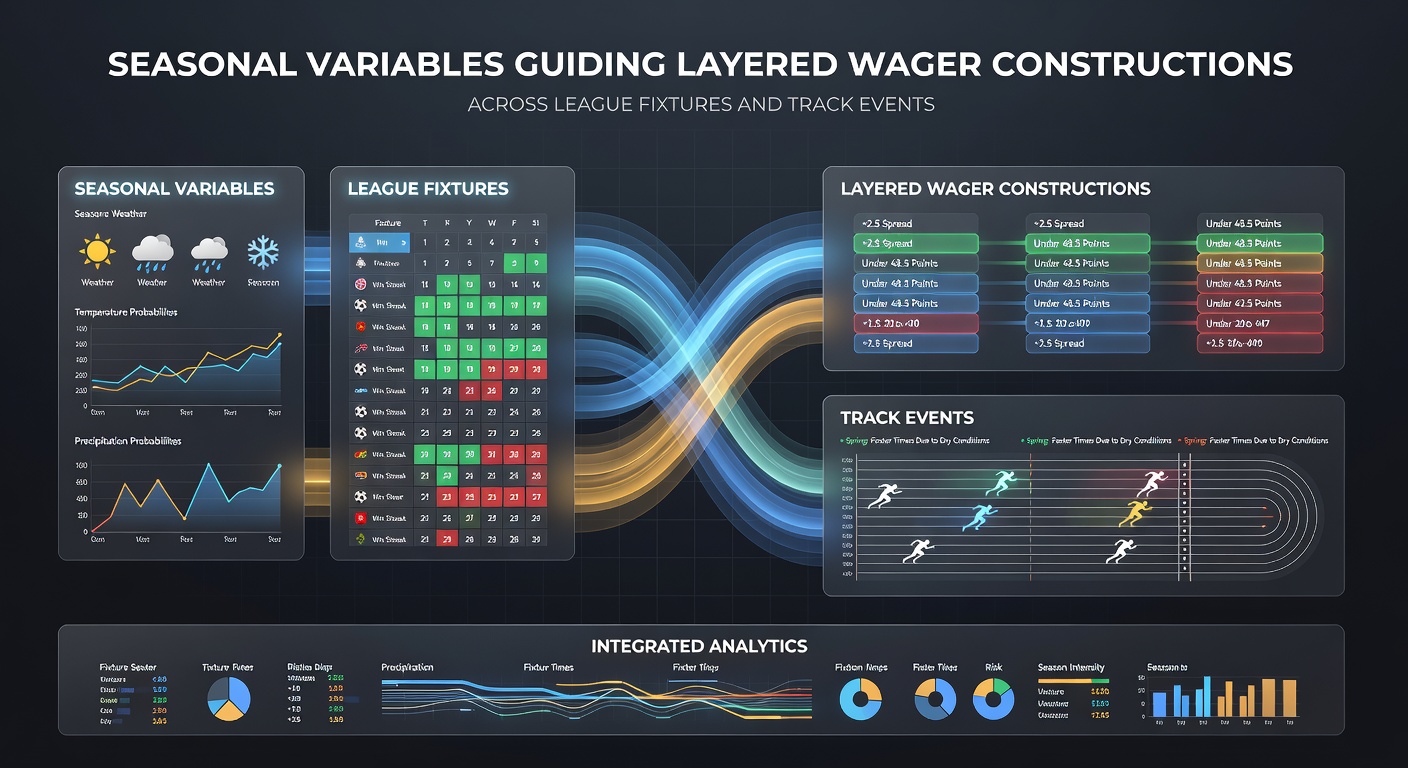 Track event timing data integrated with league fixture schedules for seasonal betting layers